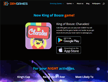Tablet Screenshot of day-games.com